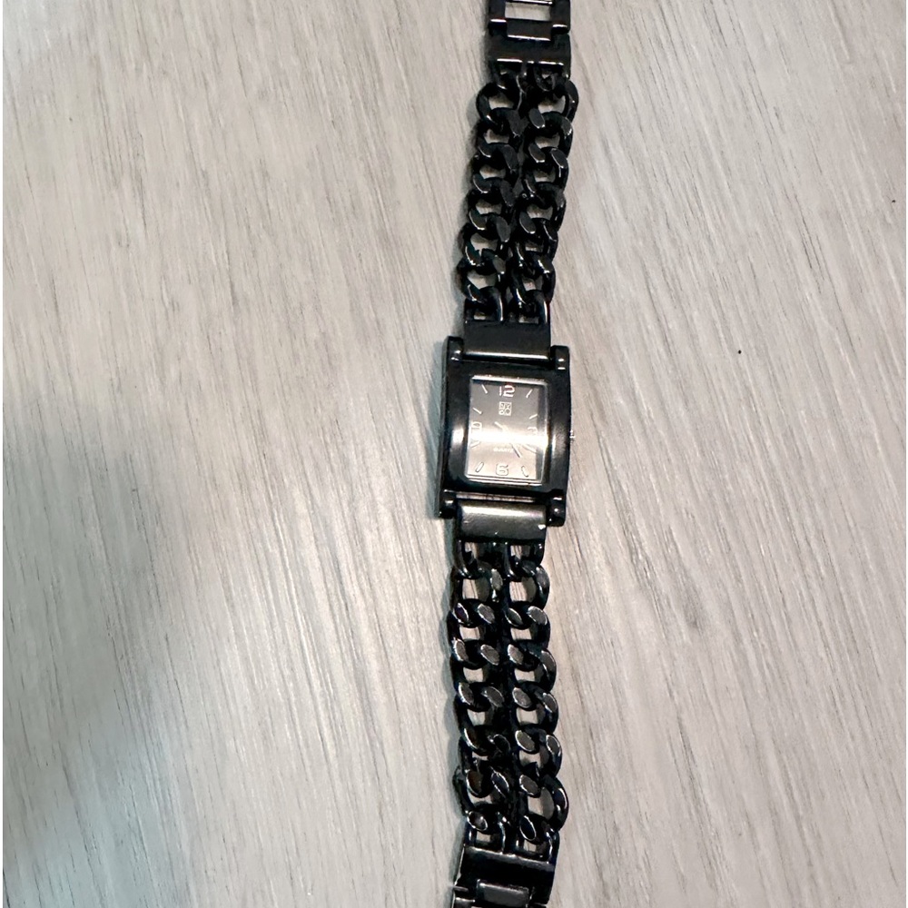 Used Black chain, New York and Company watch
